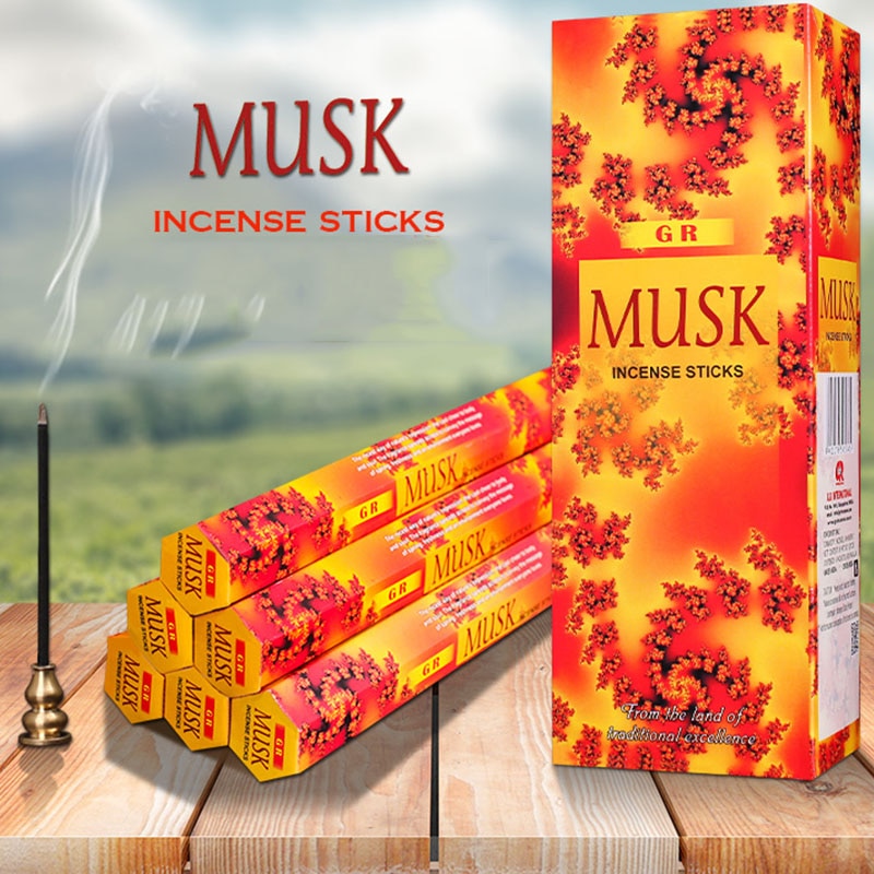 Artracyse 20 Sticks India Coconut Incense Sandalwood Household Bedroom Toilet Toilet Agarwood Tibetan Line Aromatherapy