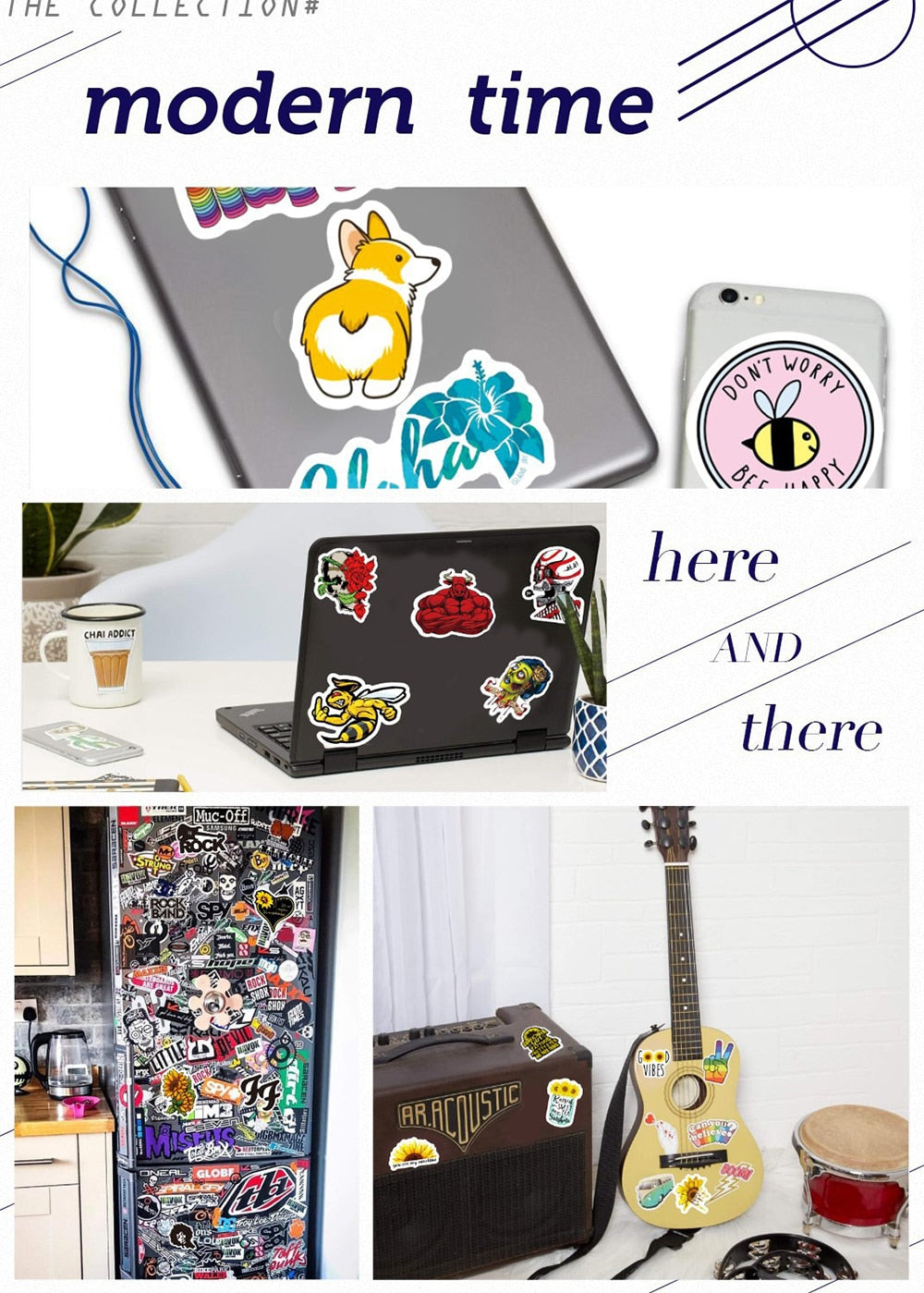 50pcs Aesthetic Crystal Witch Stickers For Guitar Stationery Phone Craft Supplies Retro Sticker Vintage Scrapbooking Material