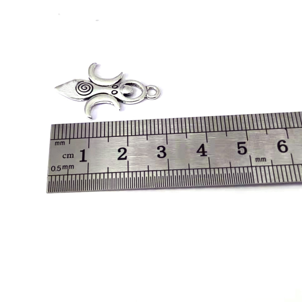 8 designs 50pcs Wiccan Goddess Moon Yoga Pendant charm Witchcraft Fashion Jewelry for Women