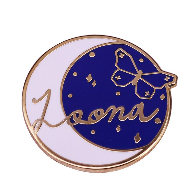 Excellent Quality Skull Butterfly Moth Enamel Lapel Pin Brooch Collection Celestial Moon Witch Badge Bag Spooky Halloween Decor