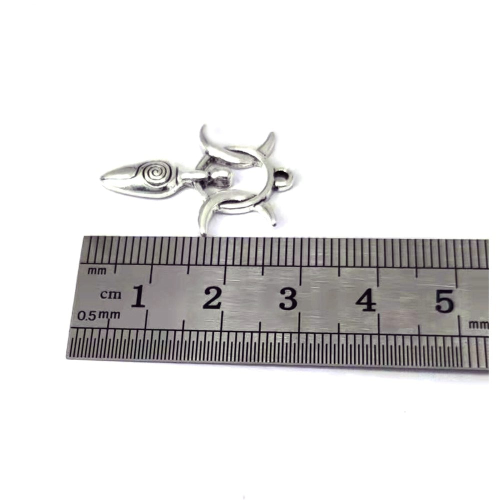 8 designs 50pcs Wiccan Goddess Moon Yoga Pendant charm Witchcraft Fashion Jewelry for Women