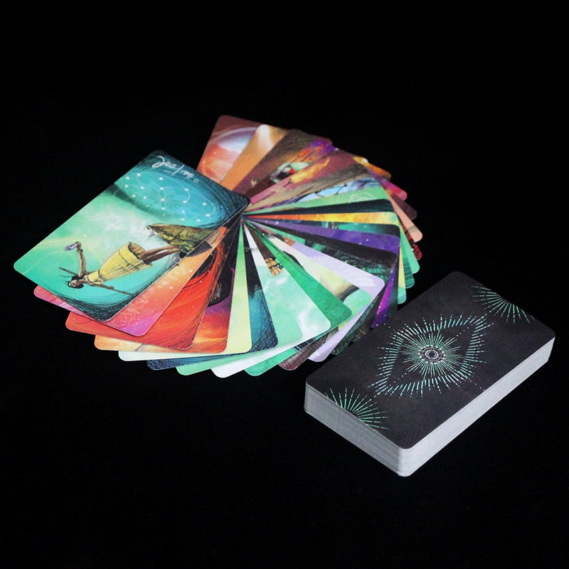 Hot Sale Full English Version Tarot Interactive Desktop Tarots Deck With Electronic Manual Entertainment High Quality Play Card