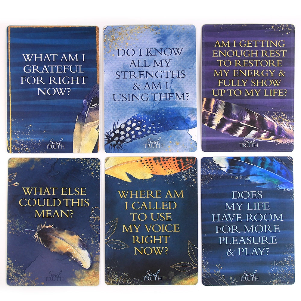 Soul Truth Self Awareness Card Deck New Tarot Cards For Beginners With Guidebook Card Game Board Game Exquisite And Guidebook