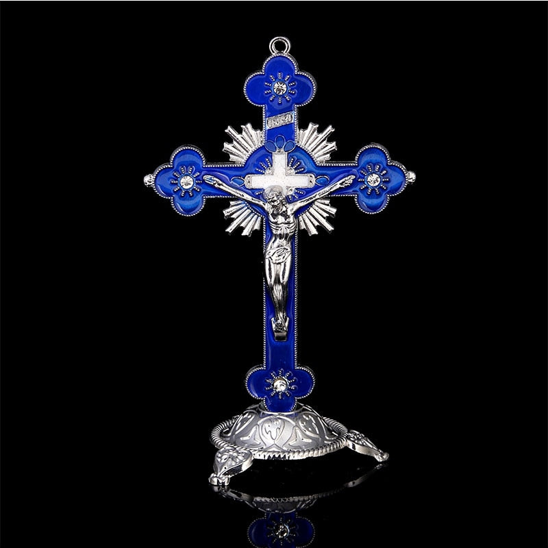 Big cross crucifix station christ catholic jesus statue large religious prayer church decoration car church decoration