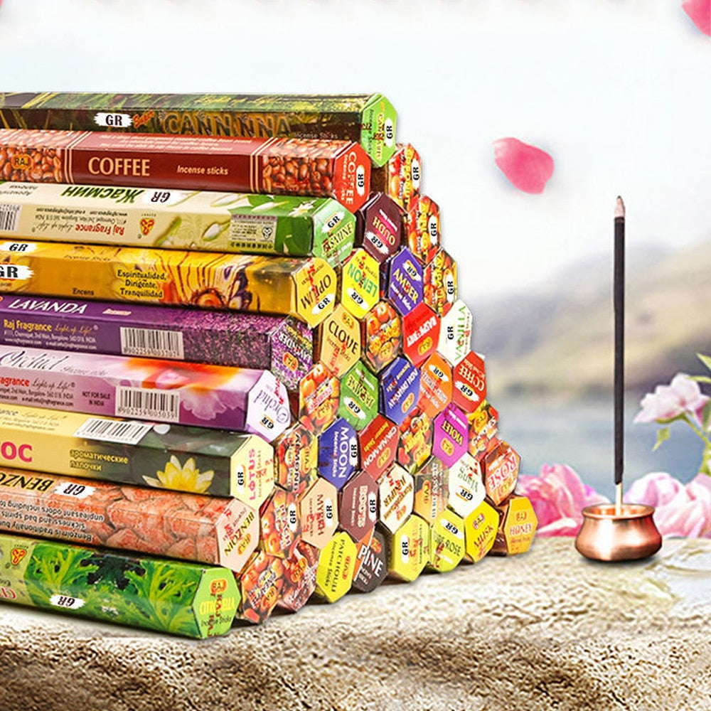 Artracyse 20 Sticks India Coconut Incense Sandalwood Household Bedroom Toilet Toilet Agarwood Tibetan Line Aromatherapy