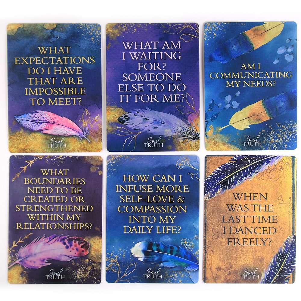 Soul Truth Self Awareness Card Deck New Tarot Cards For Beginners With Guidebook Card Game Board Game Exquisite And Guidebook