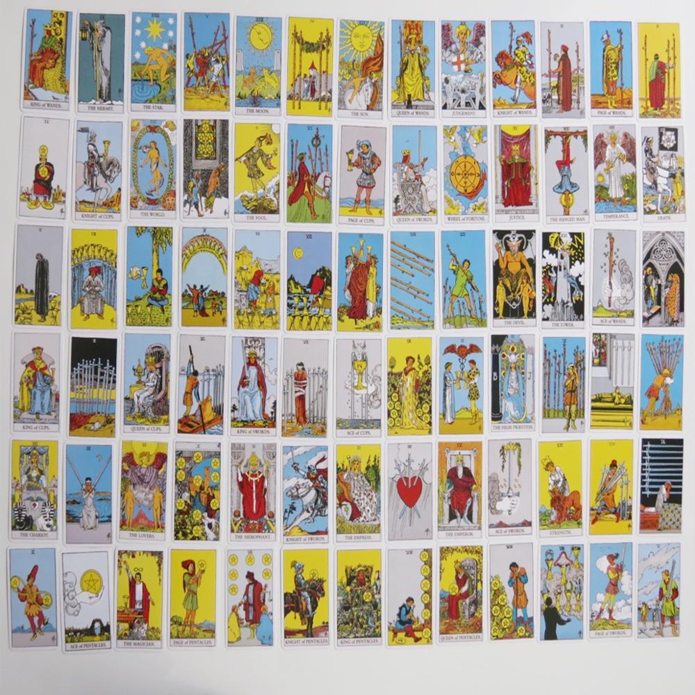 new Tarot cards oracles deck mysterious divination The Rider tarot deck for women girls cards game board game