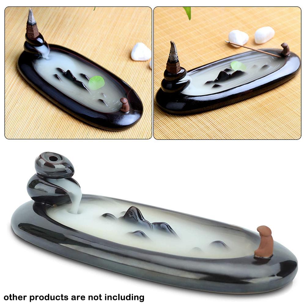 1Pc Boat Incense Burner Nice Incense Stick Holder Vintage Fisherman Ornament Fisherman Incense Burner