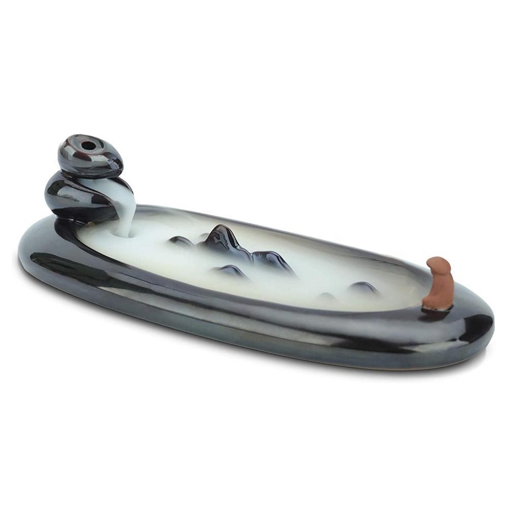 1Pc Boat Incense Burner Nice Incense Stick Holder Vintage Fisherman Ornament Fisherman Incense Burner