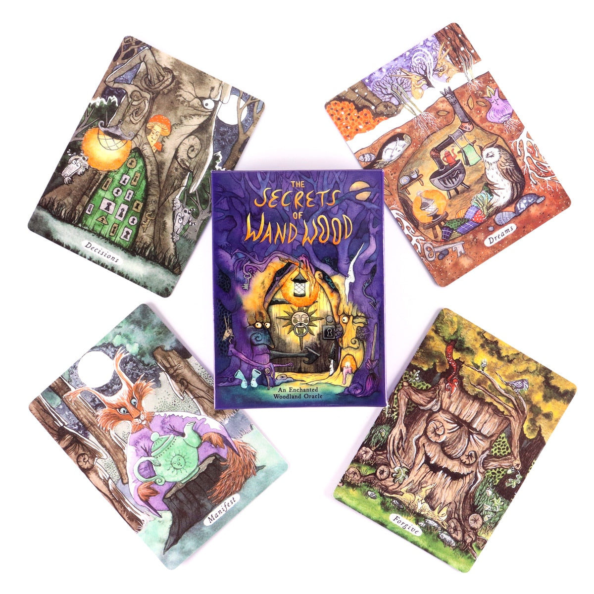 Moonology Manifestation Oracle Cards Leisure Party Table Game High Quality Fortune-telling Prophecy Tarot Deck With PDF Guide