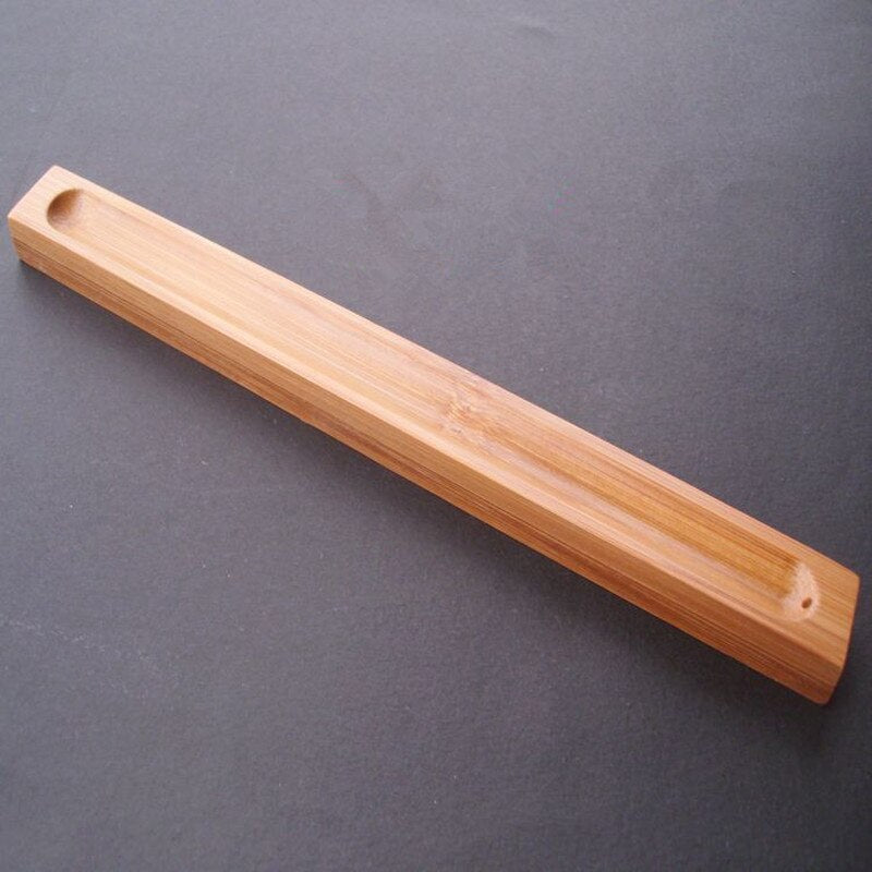 New High Quality 1Pc Bamboo Material Stick Incense Plate Incense Holder Fragrant Ware Stick Incense Burner Sage