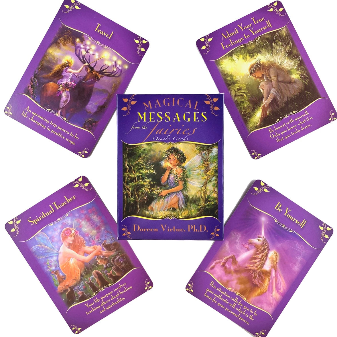Moonology Manifestation Oracle Cards Leisure Party Table Game High Quality Fortune-telling Prophecy Tarot Deck With PDF Guide