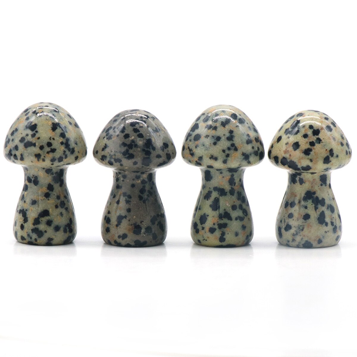 1pc Wholesale Natural Gemstone Crystal Amethyst Quartz Carved Mushroom Shape Reiki Plant Mini Home Decoration Christmas Gift