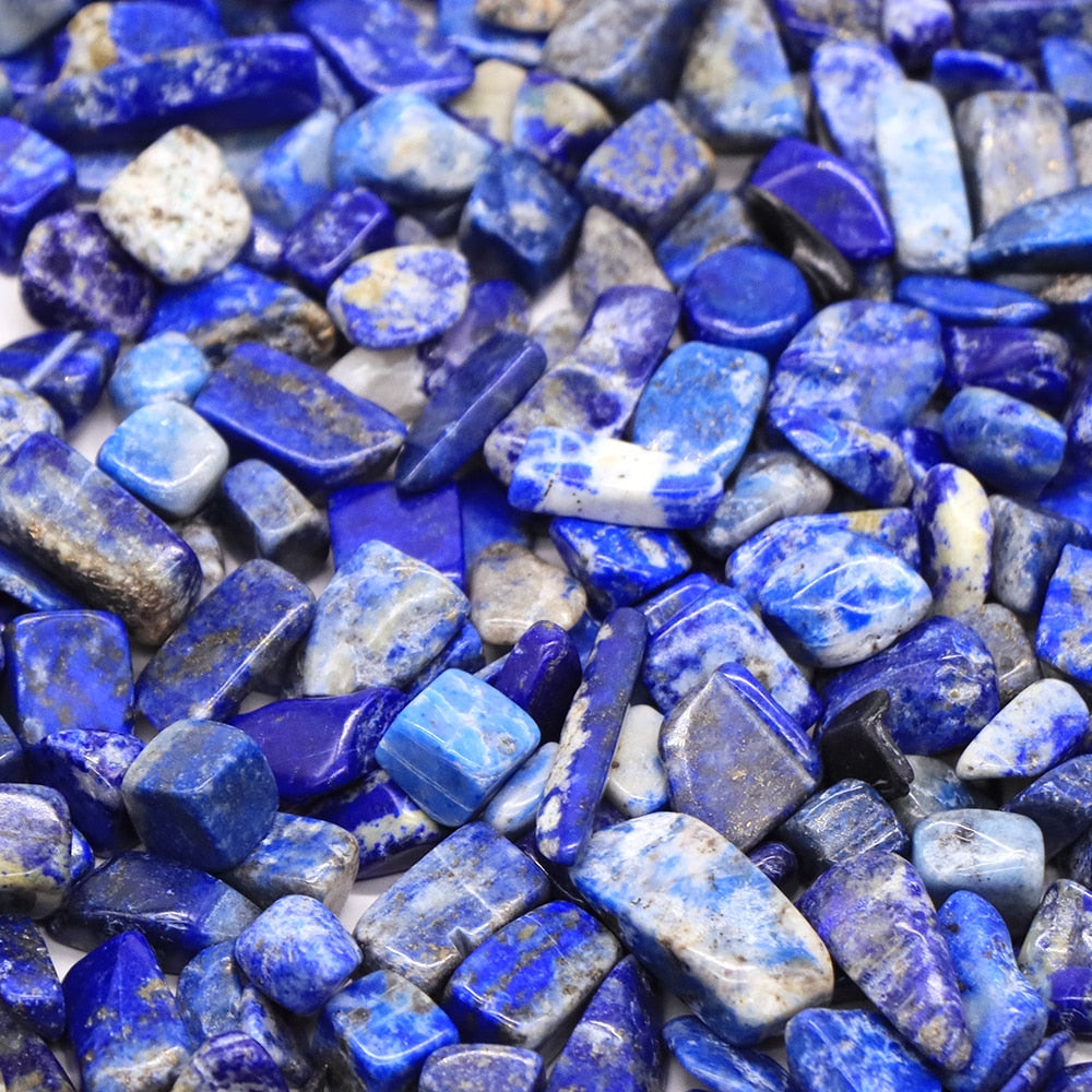 50/100g Natural Lapis Lazuli Crystal Chip Quartz Minerals Specimen Irregular Gravel Suitable For Aquarium Home Gem Decor Crafts