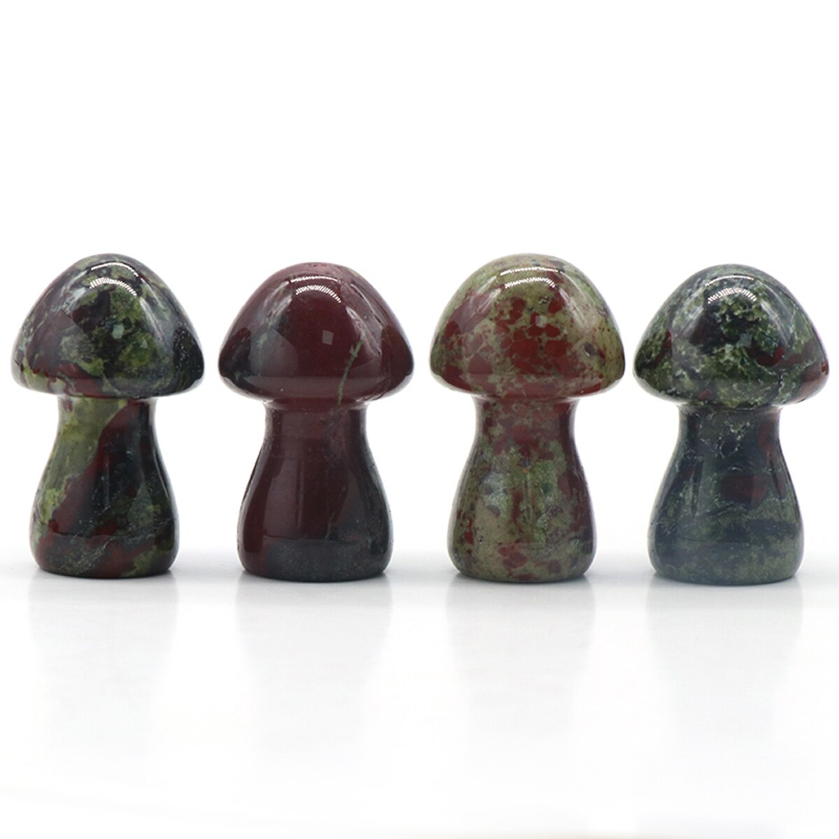 1pc Wholesale Natural Gemstone Crystal Amethyst Quartz Carved Mushroom Shape Reiki Plant Mini Home Decoration Christmas Gift