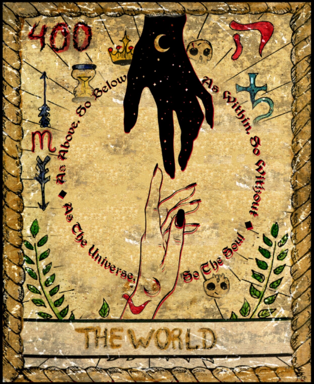 Hecate Triple Moon Goddess Of Witchcraft Colored Witchcraft Supplies Tarot Cloth Mystic Aesthetic Altar Cloth Witch Gift