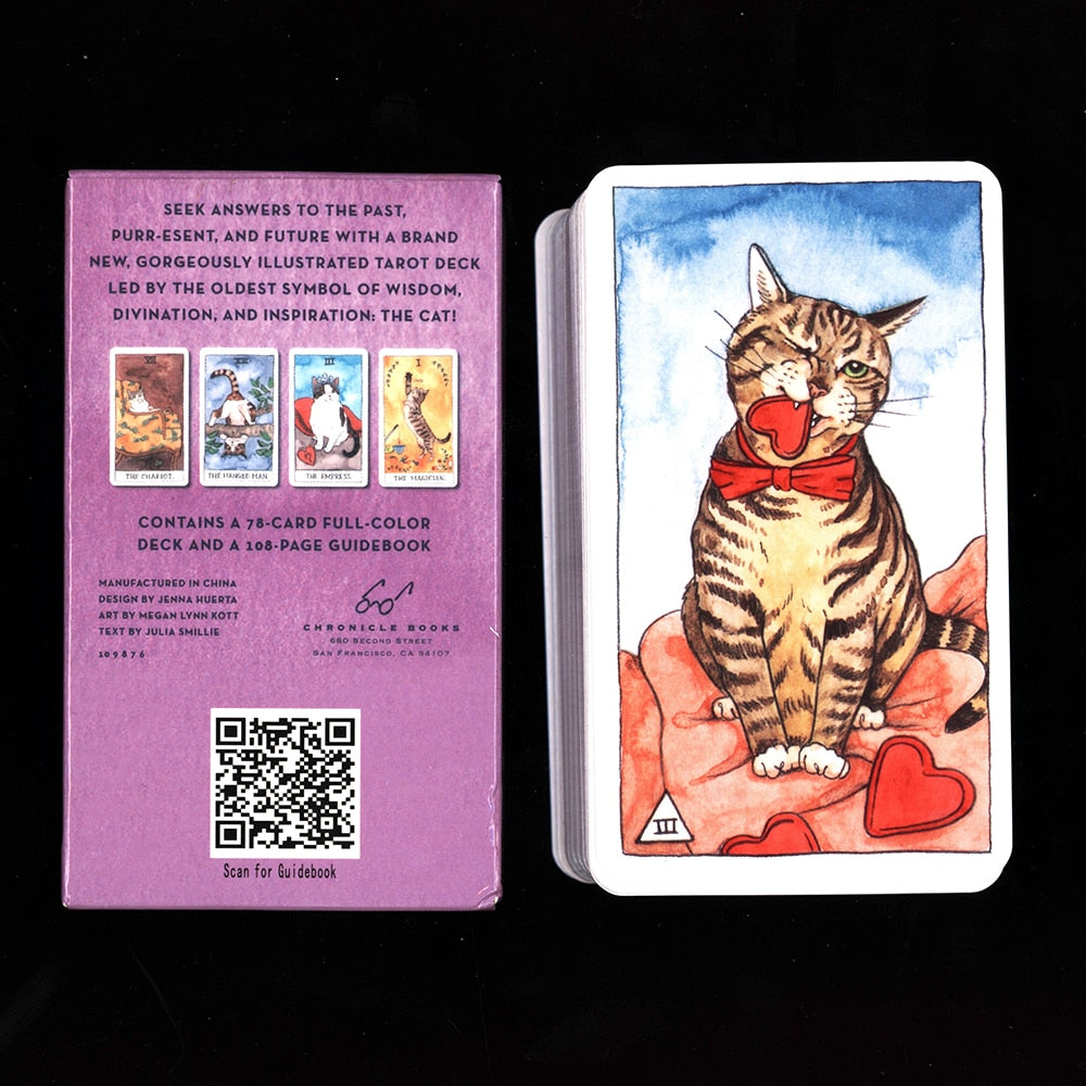 Moonology New Oracle Cards Divination Fate Game Affectional Oracle Deck Tarot Cards for Beginners With PDF Guidebook