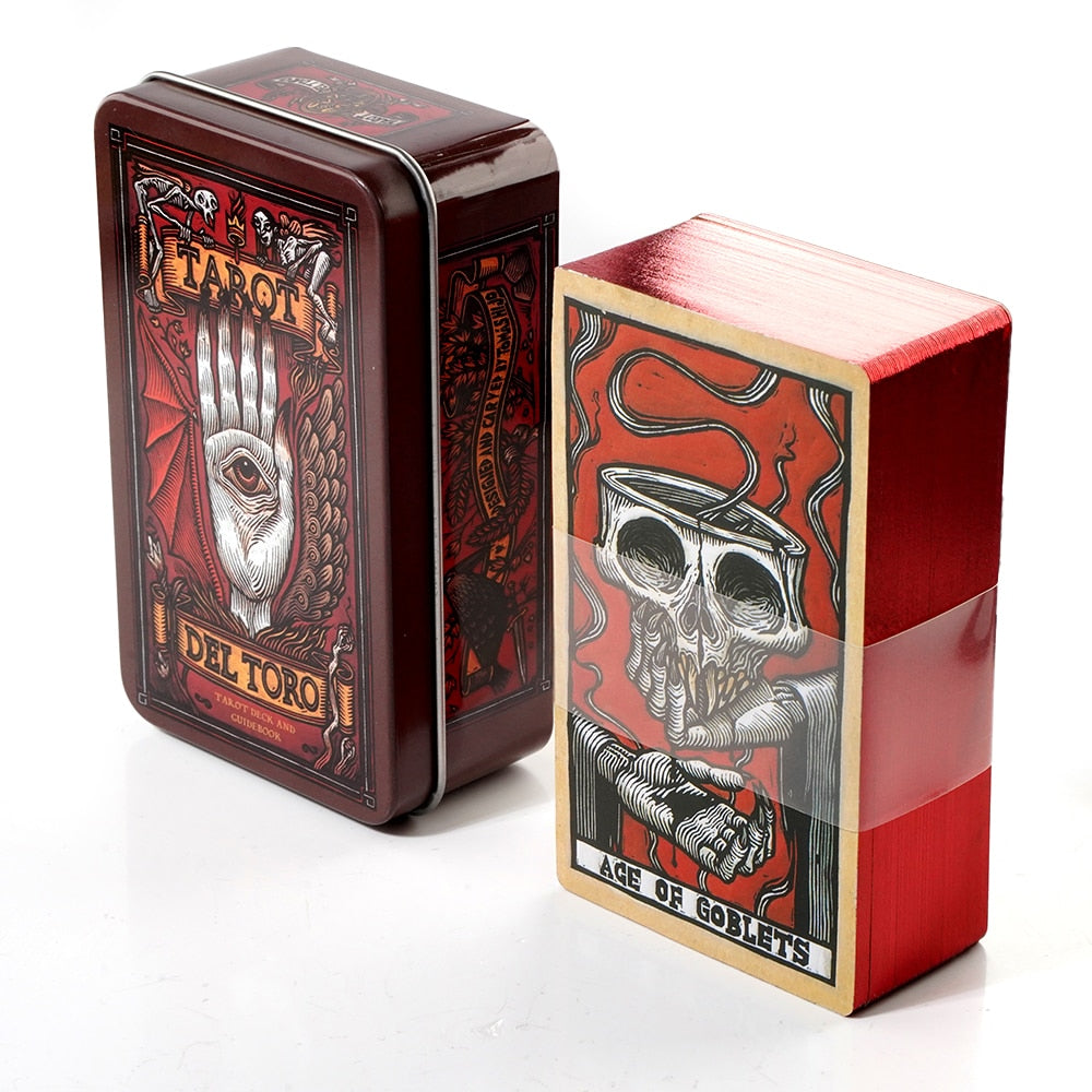 Everyday Witch Tarot Witches in a Tin Metal Box Gold-plated Edge Hot Sell Tarot Cards For Divination Tarot Deck Beautiful Packag