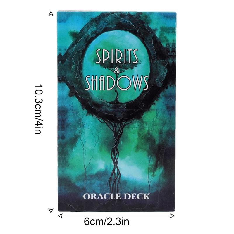 Spirits Shadows Tarot Card Unknown Spirit Deck Tarot Oracle Cards Deck Card Mysterious Divination Game Family Party Board Game