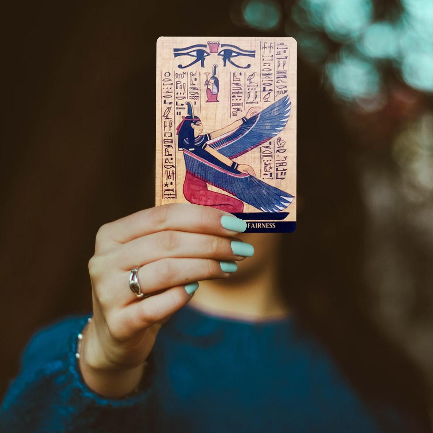 Tarot Cards English Version EGYPTIAN GODS ORACLE CARDS For Female Girls Board Game Oracle Cards Family Party English Playing Car