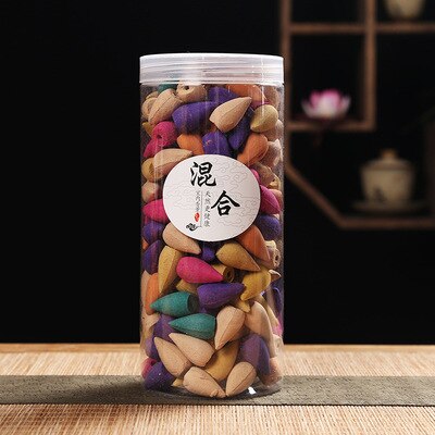 150pcs Tower Incense Fresh Air Sandalwood Home Decor Relax Backflow Agarwood Incense Cones Buddhist Supplies