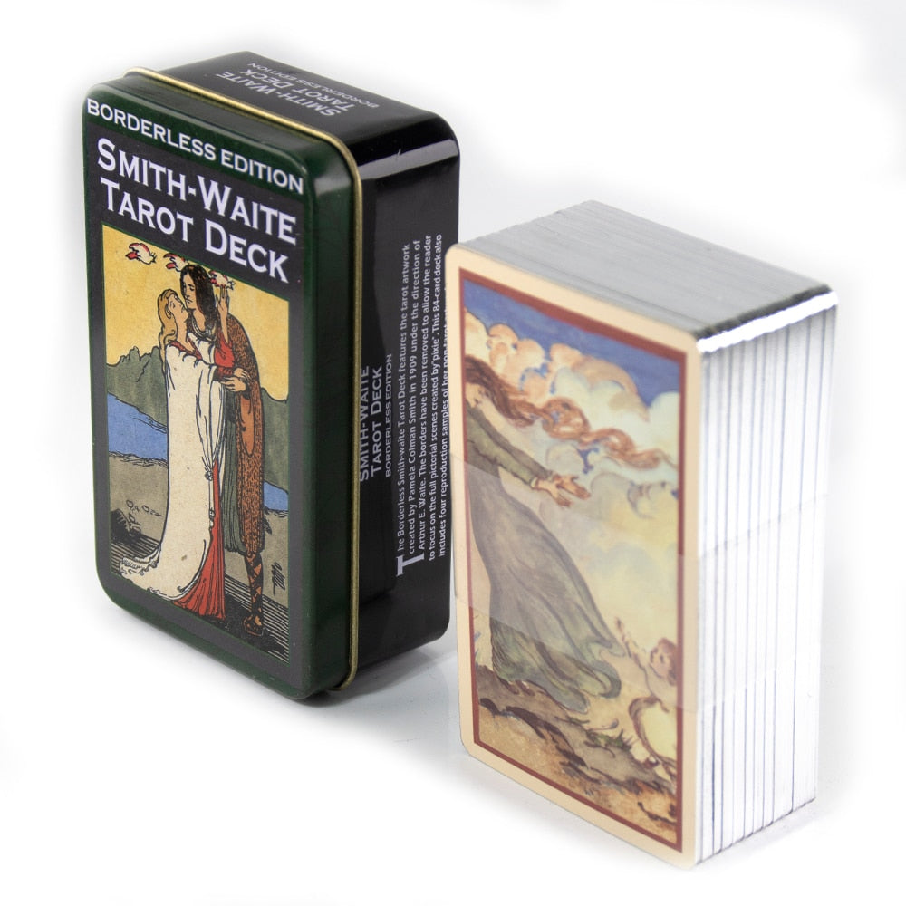 Everyday Witch Tarot Witches in a Tin Metal Box Gold-plated Edge Hot Sell Tarot Cards For Divination Tarot Deck Beautiful Packag