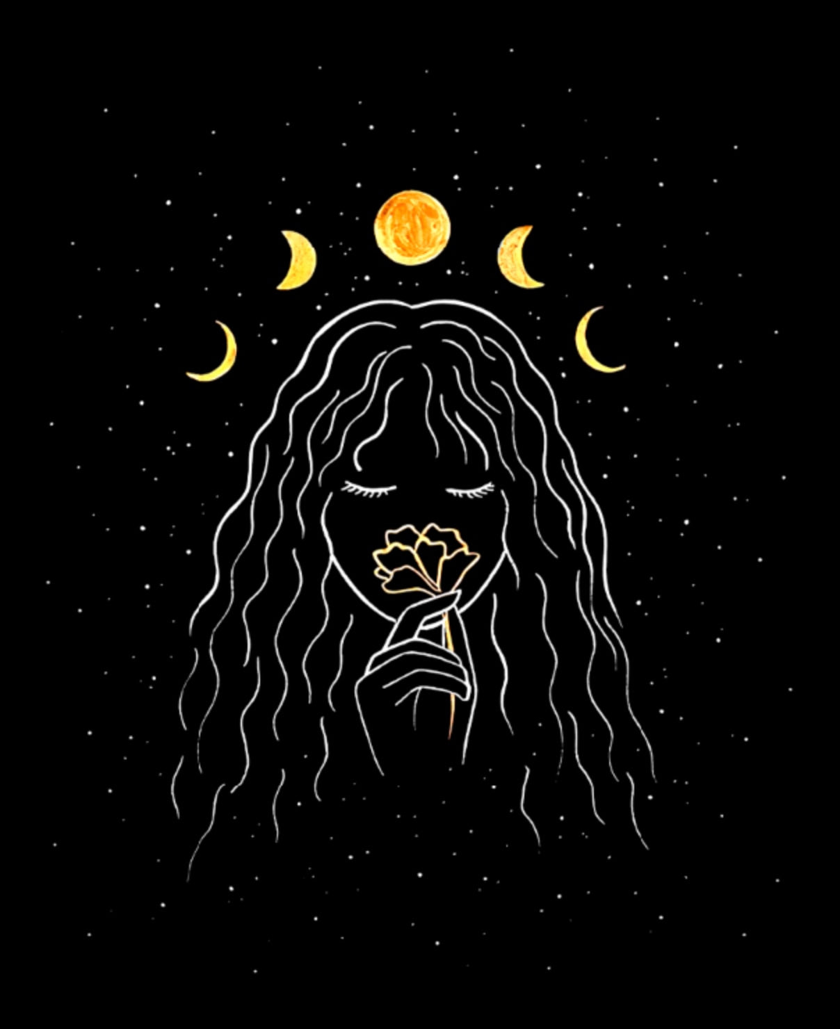 Hecate Triple Moon Goddess Of Witchcraft Colored Witchcraft Supplies Tarot Cloth Mystic Aesthetic Altar Cloth Witch Gift