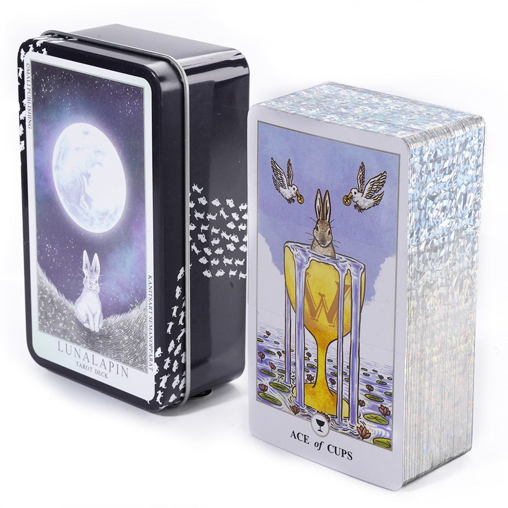 Everyday Witch Tarot Witches in a Tin Metal Box Gold-plated Edge Hot Sell Tarot Cards For Divination Tarot Deck Beautiful Packag