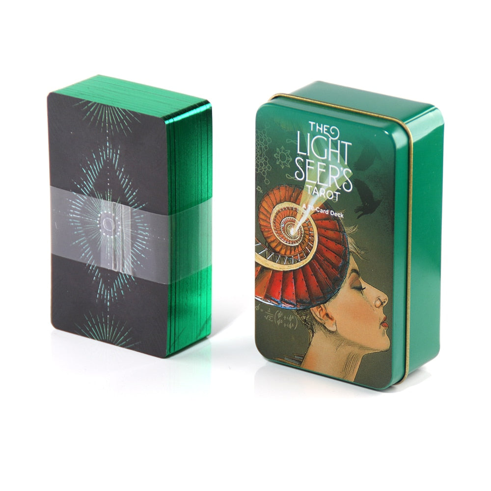 Everyday Witch Tarot Witches in a Tin Metal Box Gold-plated Edge Hot Sell Tarot Cards For Divination Tarot Deck Beautiful Packag