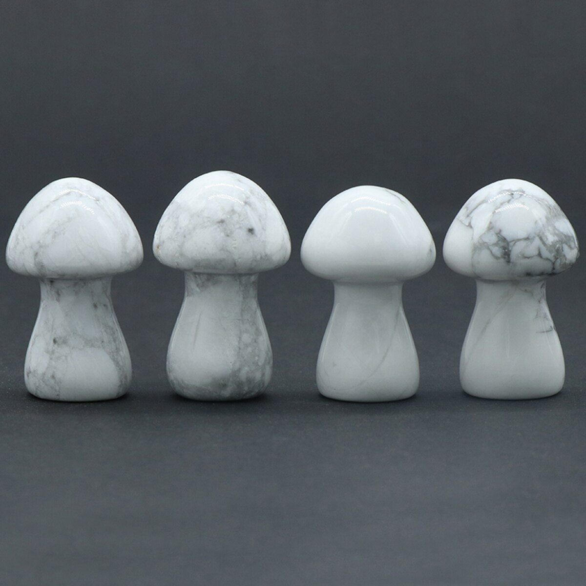 1pc Wholesale Natural Gemstone Crystal Amethyst Quartz Carved Mushroom Shape Reiki Plant Mini Home Decoration Christmas Gift