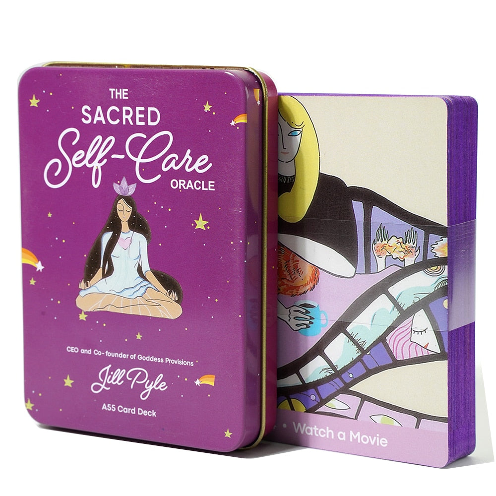 Everyday Witch Tarot Witches in a Tin Metal Box Gold-plated Edge Hot Sell Tarot Cards For Divination Tarot Deck Beautiful Packag