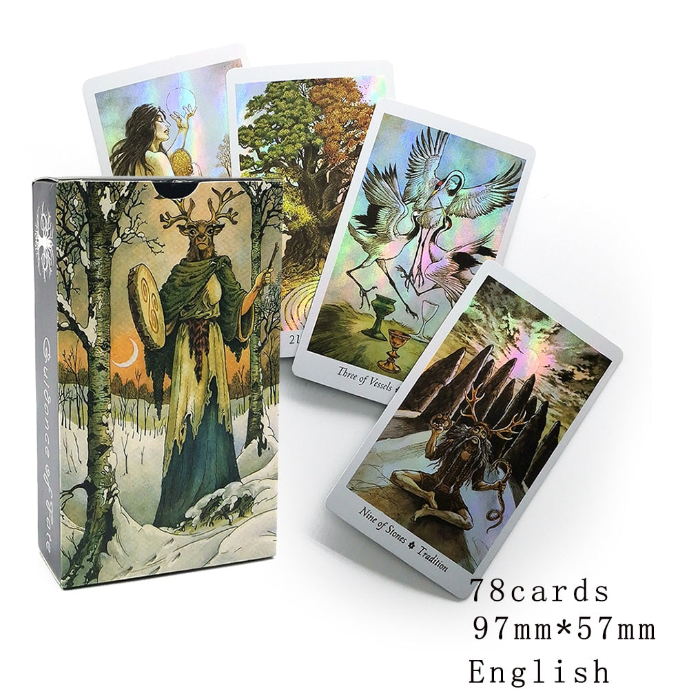 Moonology New Oracle Cards Divination Fate Game Affectional Oracle Deck Tarot Cards for Beginners With PDF Guidebook