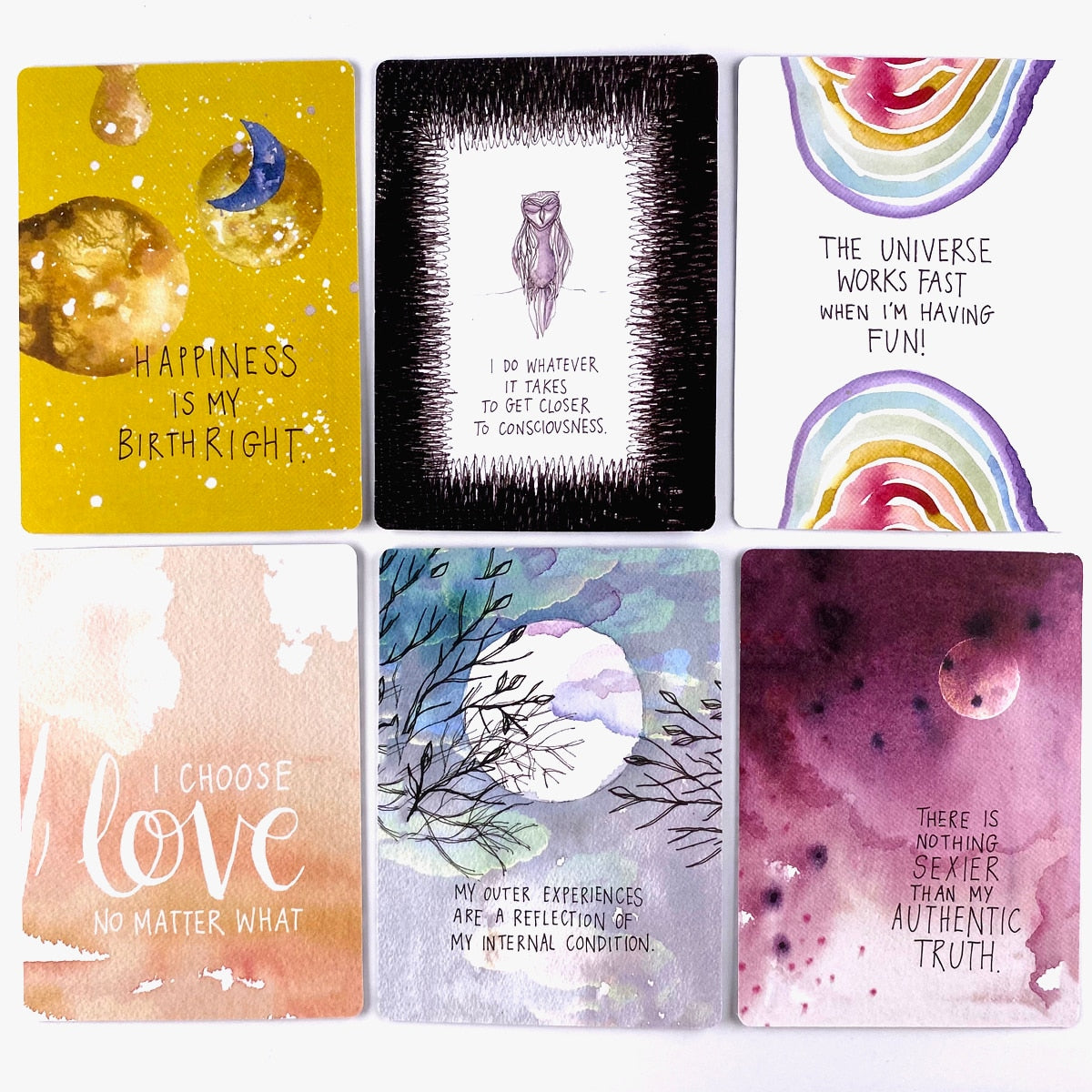 Universe Has Your Back Oracle Cards Leisure Party Table Game High Quality Fortune-telling Prophecy Tarot Deck With PDF Guidebook