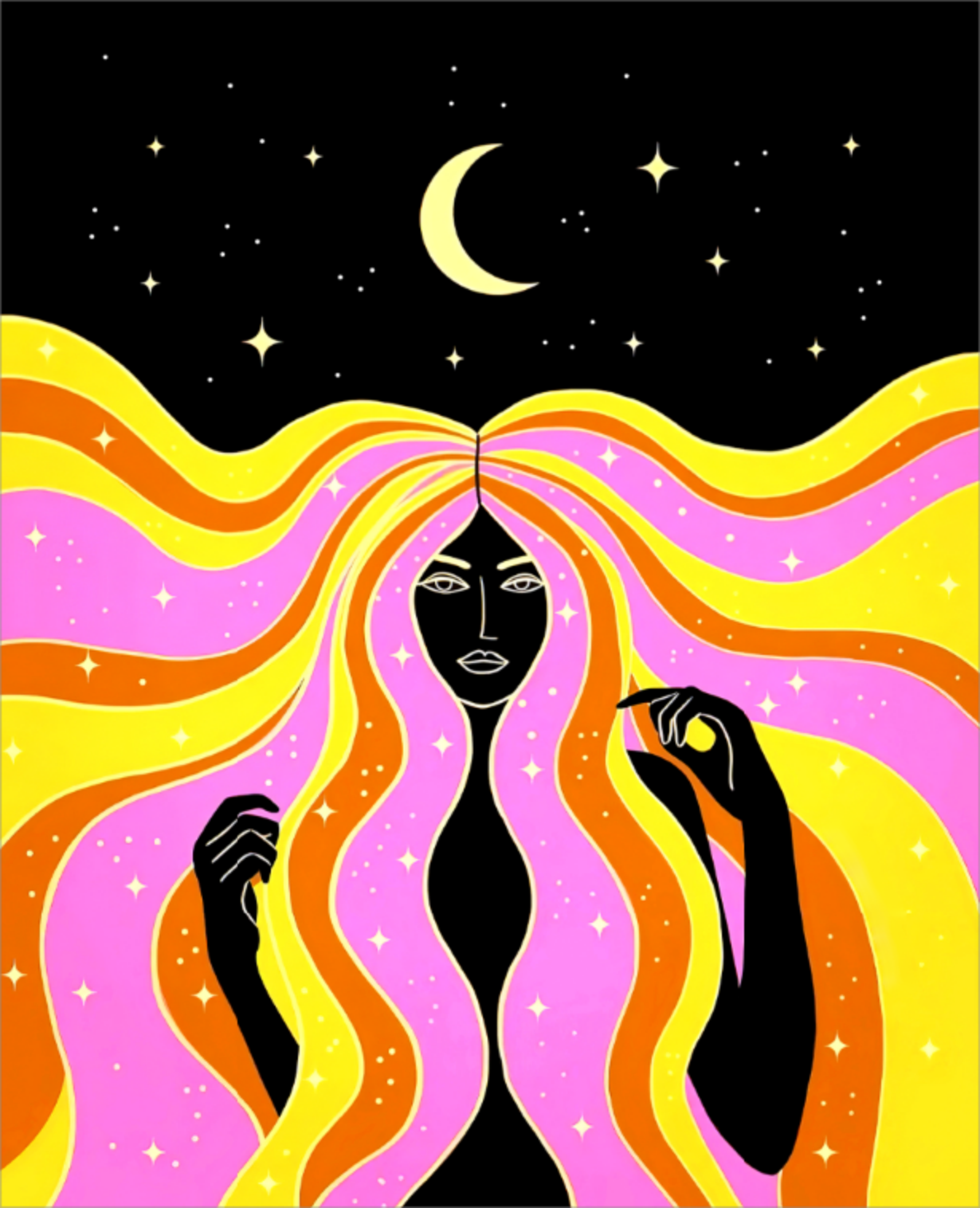 Hecate Triple Moon Goddess Of Witchcraft Colored Witchcraft Supplies Tarot Cloth Mystic Aesthetic Altar Cloth Witch Gift