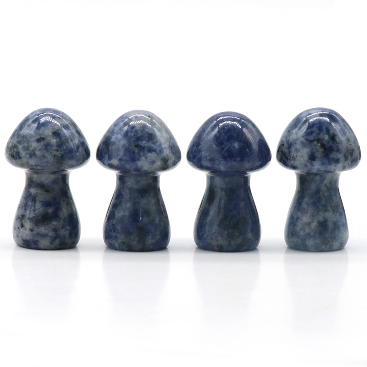 1pc Wholesale Natural Gemstone Crystal Amethyst Quartz Carved Mushroom Shape Reiki Plant Mini Home Decoration Christmas Gift