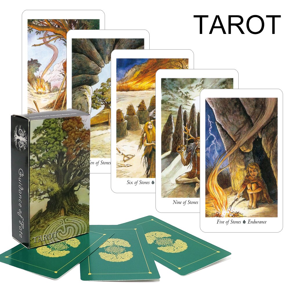 Moonology New Oracle Cards Divination Fate Game Affectional Oracle Deck Tarot Cards for Beginners With PDF Guidebook