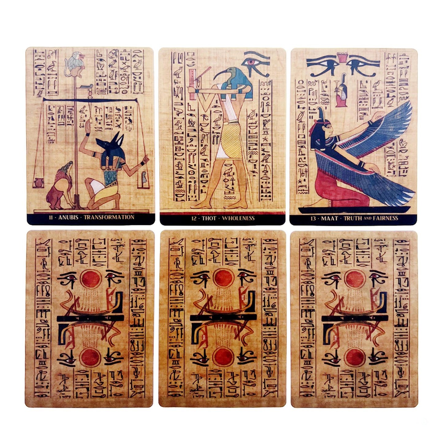Tarot Cards English Version EGYPTIAN GODS ORACLE CARDS For Female Girls Board Game Oracle Cards Family Party English Playing Car