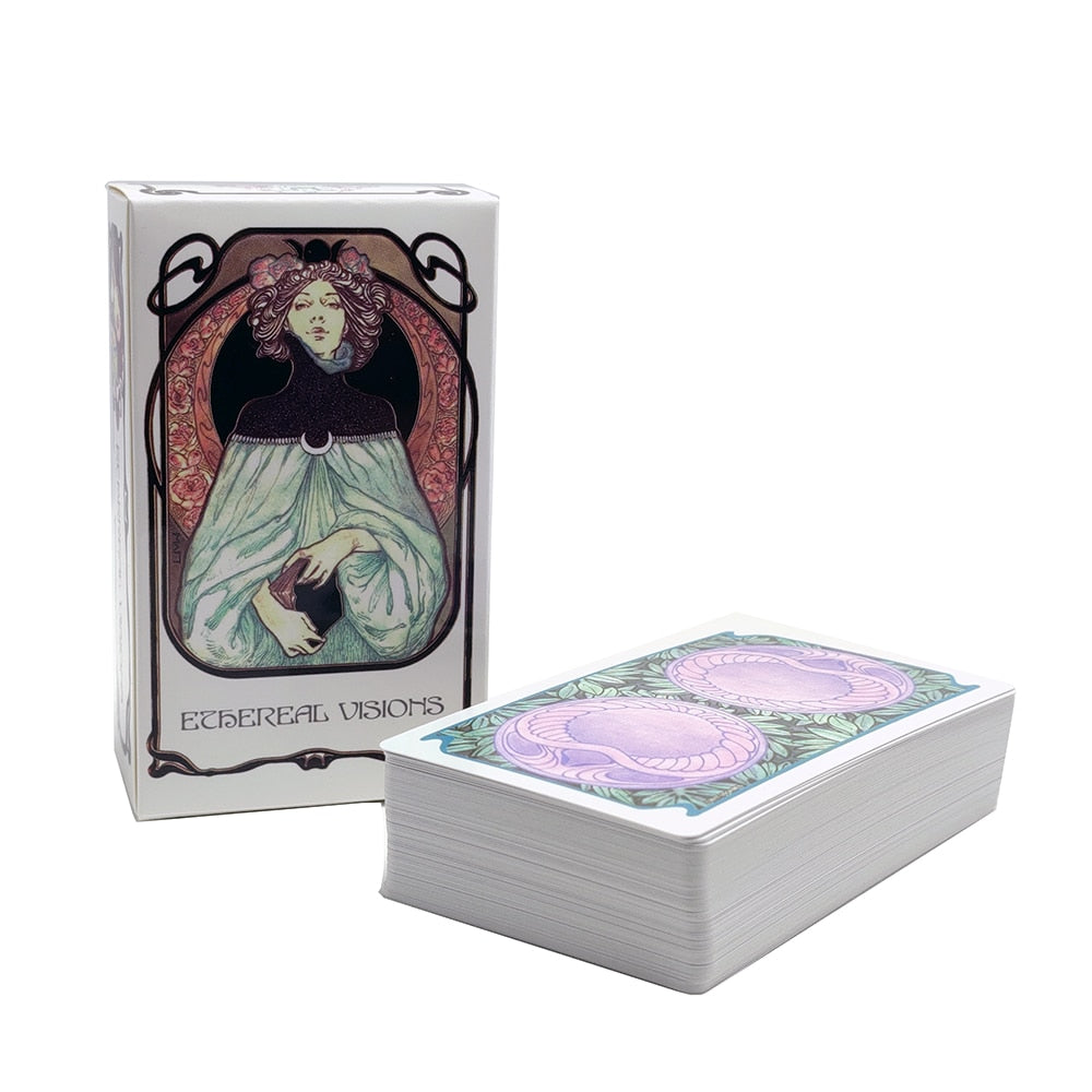 Moonology New Oracle Cards Divination Fate Game Affectional Oracle Deck Tarot Cards for Beginners With PDF Guidebook