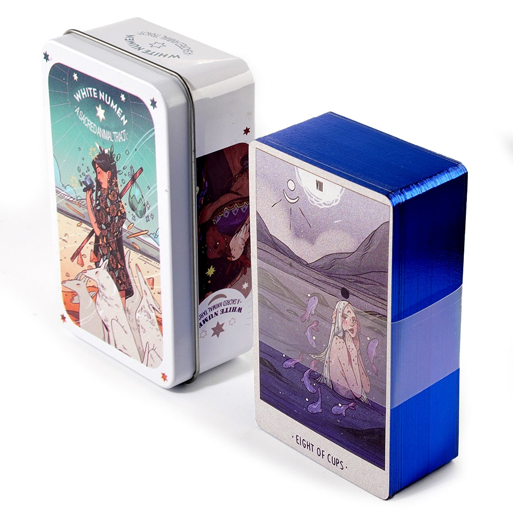 Everyday Witch Tarot Witches in a Tin Metal Box Gold-plated Edge Hot Sell Tarot Cards For Divination Tarot Deck Beautiful Packag