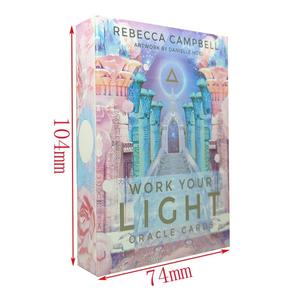 Moonology New Oracle Cards Divination Fate Game Affectional Oracle Deck Tarot Cards for Beginners With PDF Guidebook