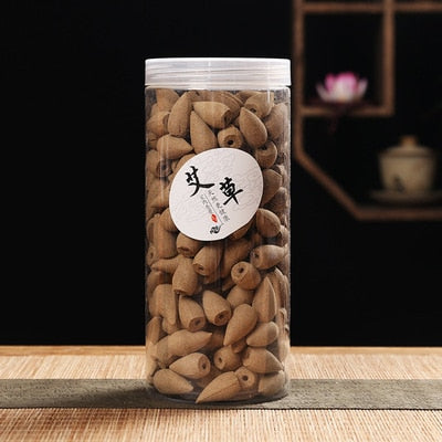 150pcs Tower Incense Fresh Air Sandalwood Home Decor Relax Backflow Agarwood Incense Cones Buddhist Supplies