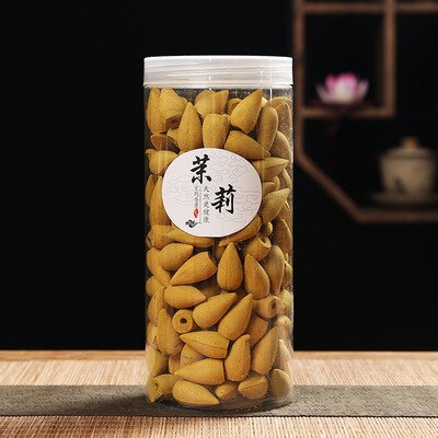 150pcs Tower Incense Fresh Air Sandalwood Home Decor Relax Backflow Agarwood Incense Cones Buddhist Supplies