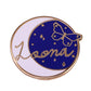 Excellent Quality Skull Butterfly Moth Enamel Lapel Pin Brooch Collection Celestial Moon Witch Badge Bag Spooky Halloween Decor