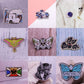 Excellent Quality Skull Butterfly Moth Enamel Lapel Pin Brooch Collection Celestial Moon Witch Badge Bag Spooky Halloween Decor