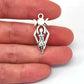 8 designs 50pcs Wiccan Goddess Moon Yoga Pendant charm Witchcraft Fashion Jewelry for Women