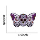 Excellent Quality Skull Butterfly Moth Enamel Lapel Pin Brooch Collection Celestial Moon Witch Badge Bag Spooky Halloween Decor