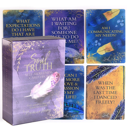 Soul Truth Self Awareness Card Deck New Tarot Cards For Beginners With Guidebook Card Game Board Game Exquisite And Guidebook