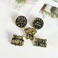 Black Witch Enamel Pins Pentagram Moon Magic Hat Brooches for Women Gothic Punk Lapel Pin Badge Anime Jewelry Gifts Wholesale