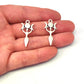 8 designs 50pcs Wiccan Goddess Moon Yoga Pendant charm Witchcraft Fashion Jewelry for Women