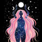 Hecate Triple Moon Goddess Of Witchcraft Colored Witchcraft Supplies Tarot Cloth Mystic Aesthetic Altar Cloth Witch Gift